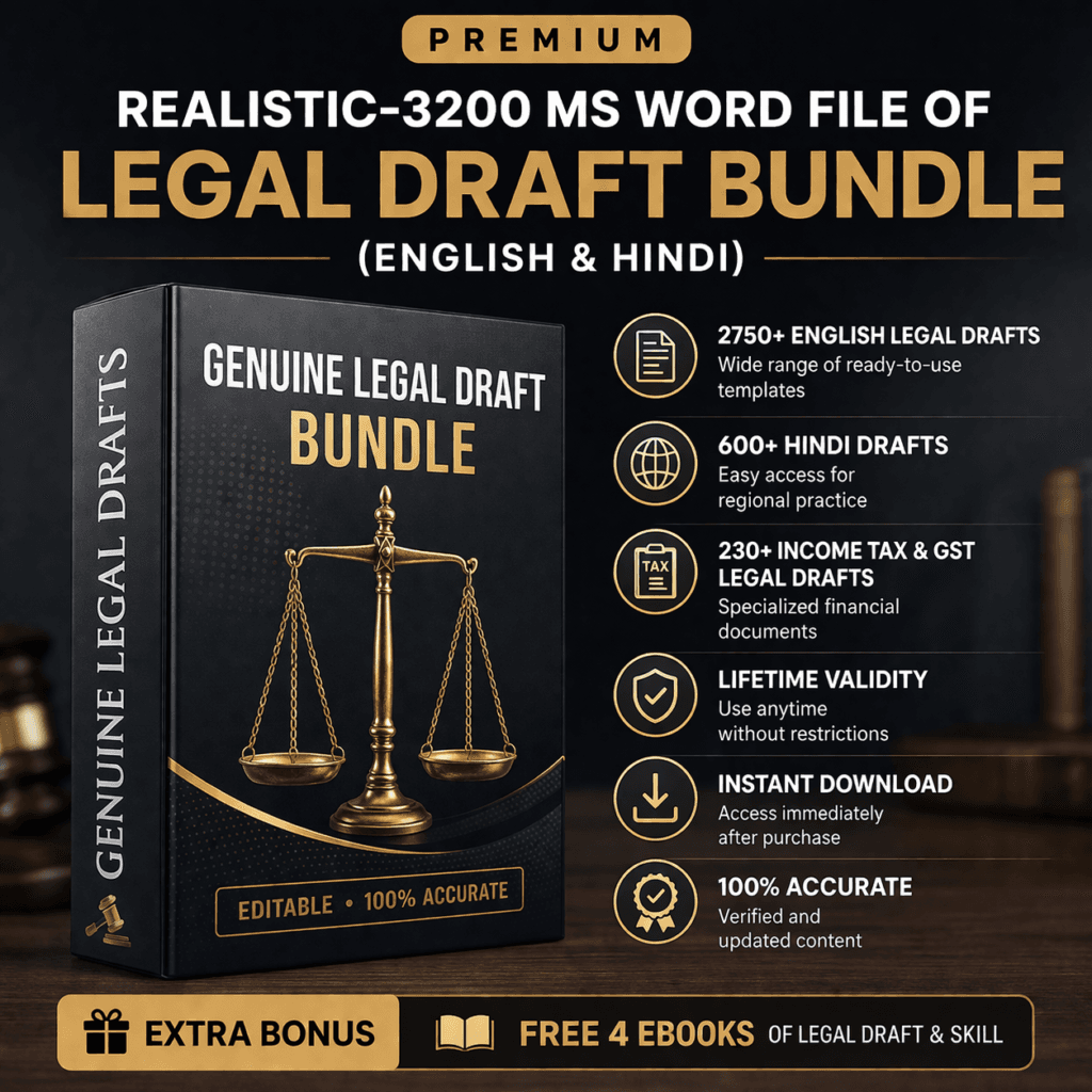 3200+ Legal Draft Bundle - English & Hindi