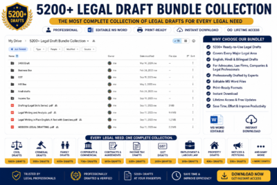 5200+ Legal Draft Bundle Collection