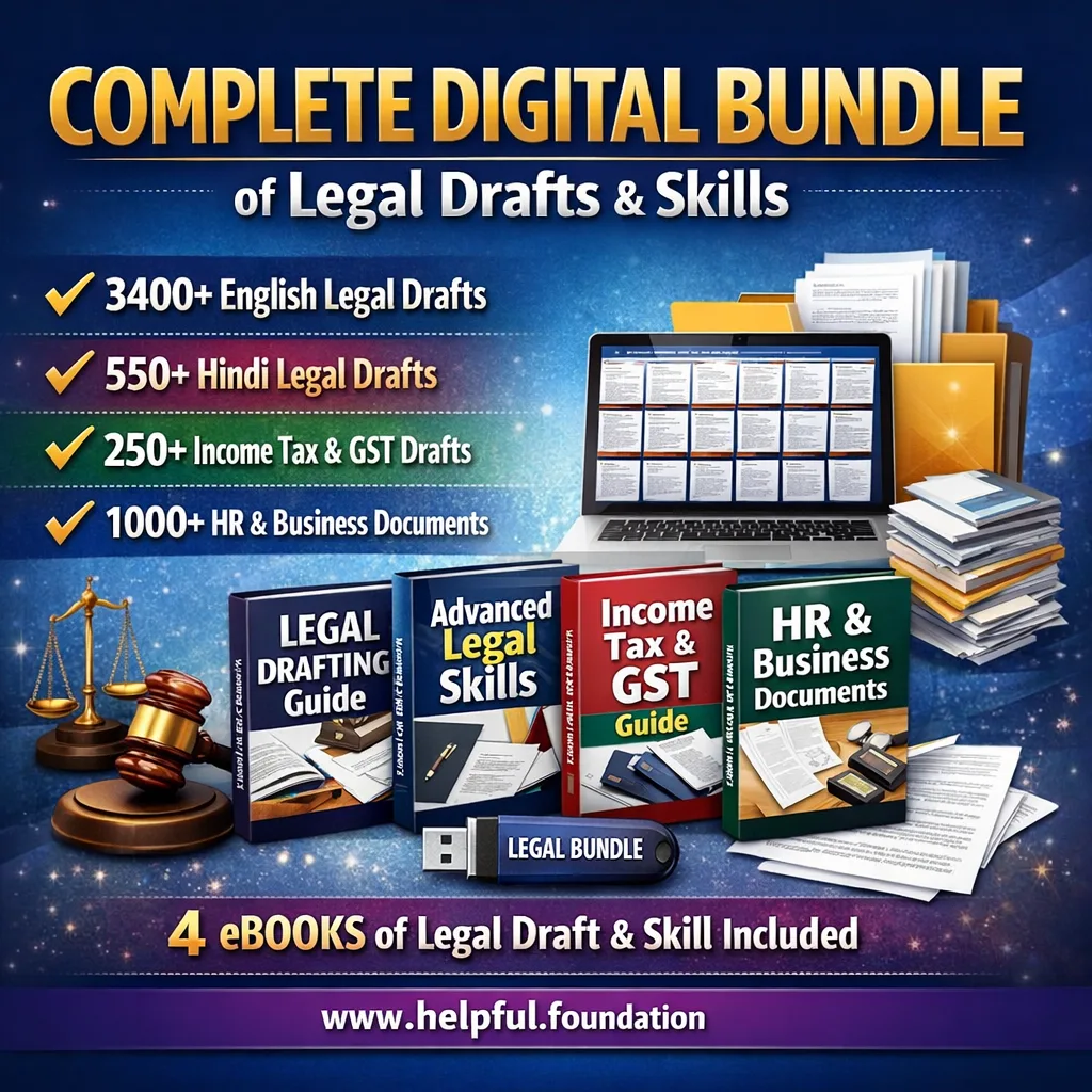 5200+ legal draft bundle in MS Word format for advocates and legal professionals in India