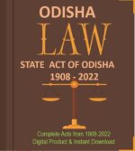 State Acts of Odisha showing year-wise state laws from 1908 to 2022 in a legal information graphic