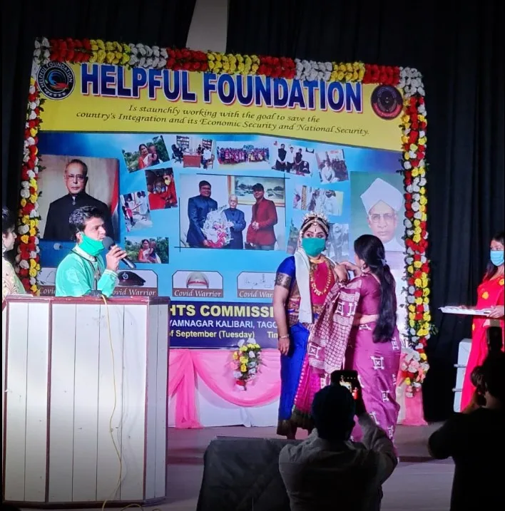 Helpful Foundation volunteers in action
