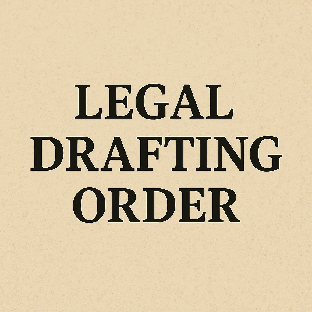 Legal Drafting Order Services