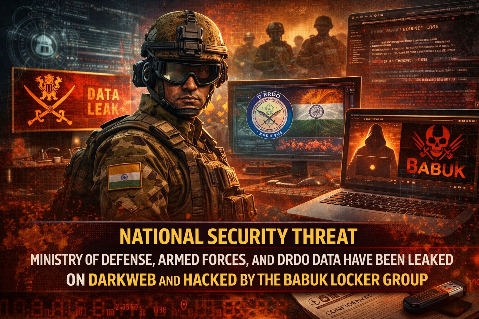 National Security Alert: Alleged Cyber Breach of Indian Defence Institutions