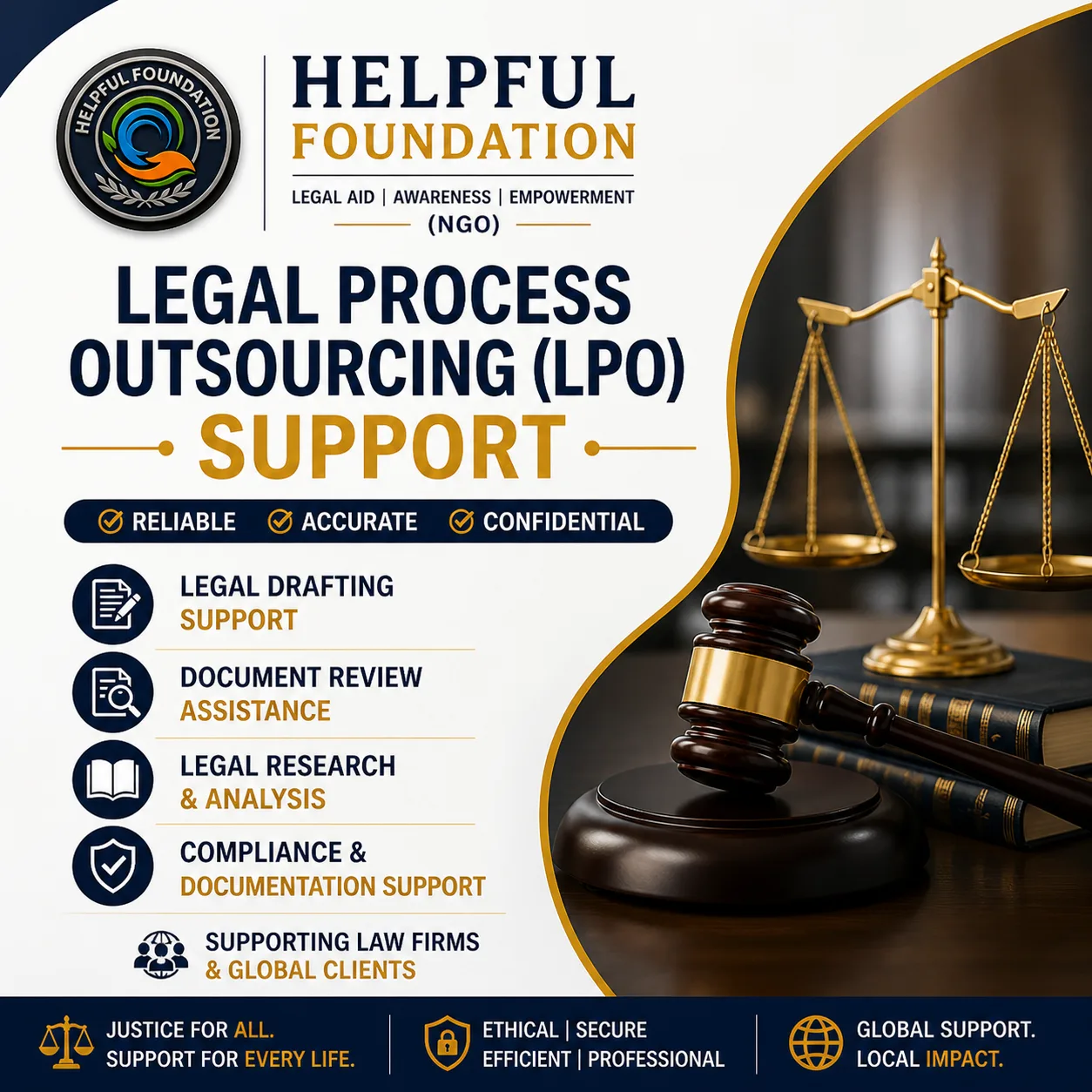 Legal Process Outsourcing LPO by Helpful Foundation