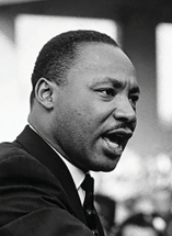 Martin Luther King Jr., civil rights leader and subject of FBI surveillance during the U.S. civil rights movement.