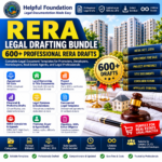RERA Legal Drafting Bundle – 600+ Professional RERA Legal Drafts by Helpful Foundation